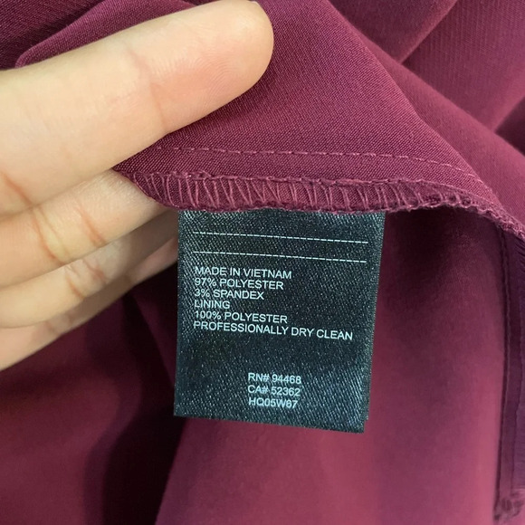 NWT Laundry Wine Sleeveless Mermaid Dress 4 - Picture 10 of 11